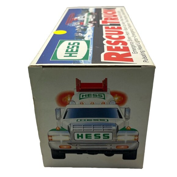 1994 Hess Rescue Truck With Lights & Siren Collectible Toy Original Box Included - Picture 2 of 9